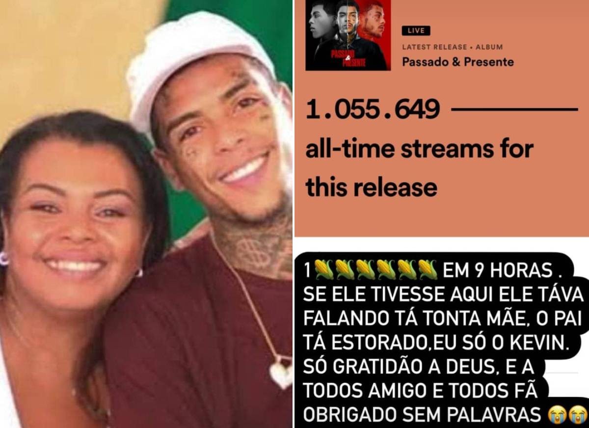 Valquiria Nascimento, mãe de MC Kevin, celebra sucesso de novo álbum do funkeiro (Foto: Reprodução/Instagram)