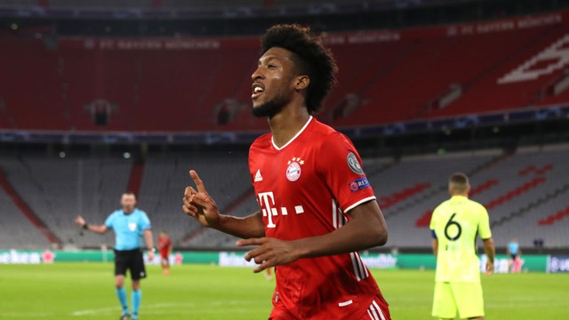Coman foi o destaque da vitória do Bayern sobre o Atlético de Madrid