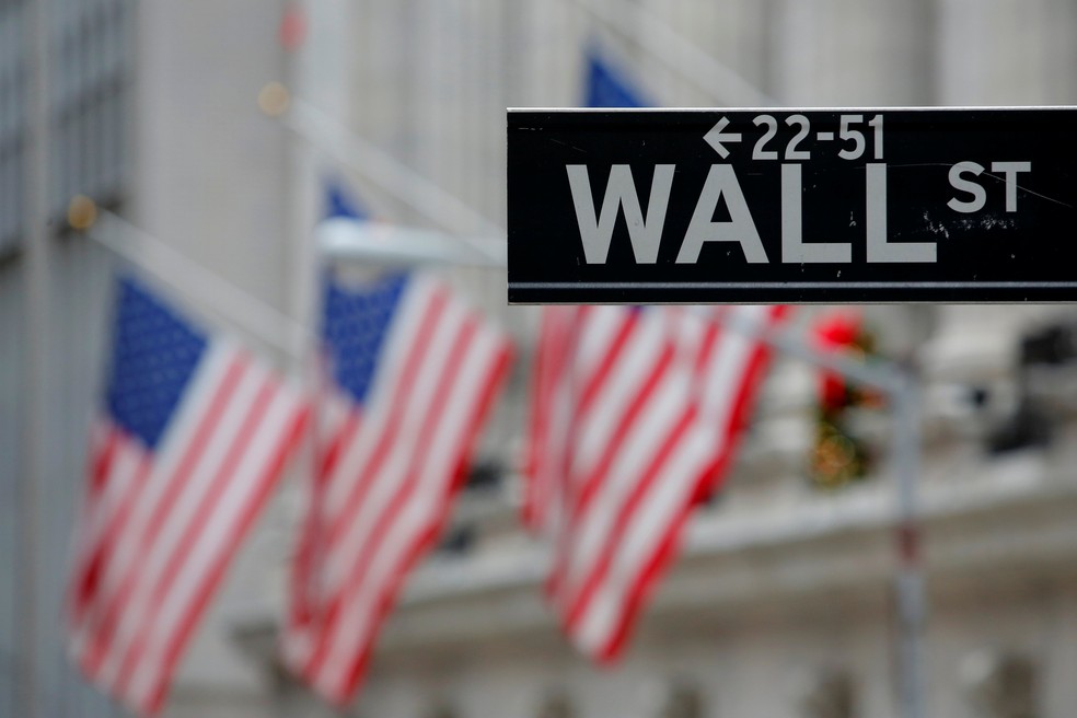 Wall Street é a sede das principais bolsas de NY — Foto: Reuters