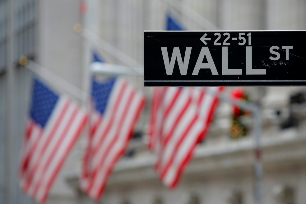 Wall Stree é a sede das principais bolsas de NY como a New York Stock Exchange (NYSE) — Foto: Reuters