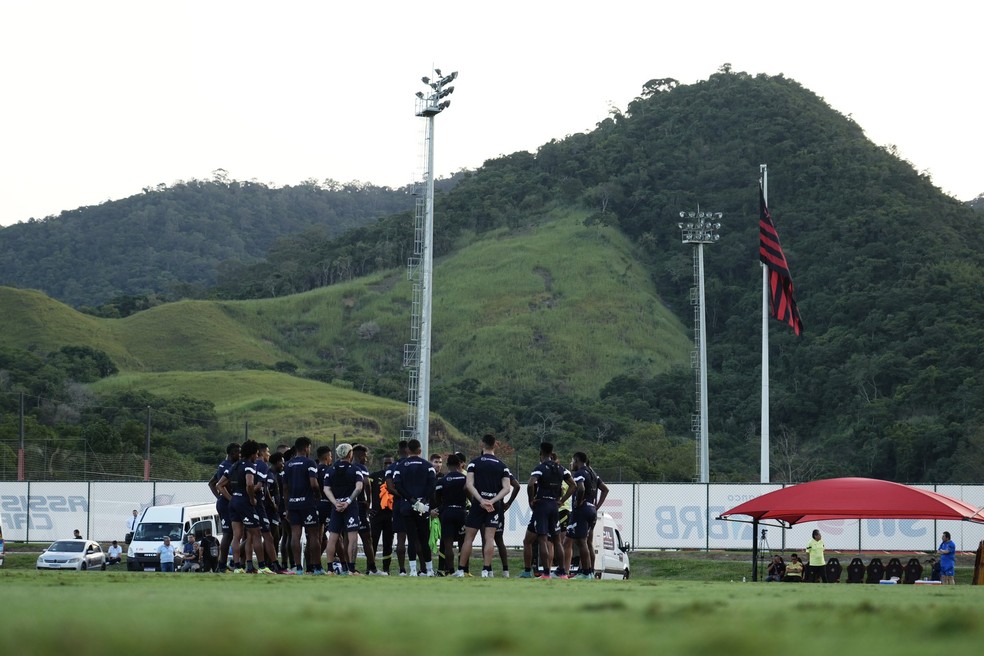 LDU no Ninho do Urubu &mdash; Foto: Divulga&ccedil;&atilde;o