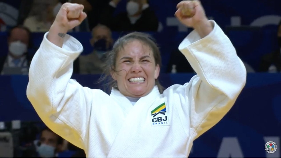 Maria Portela  busca a primeira medalha em Mundiais — Foto: Reprodução