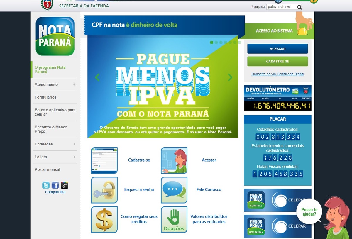 nota parana