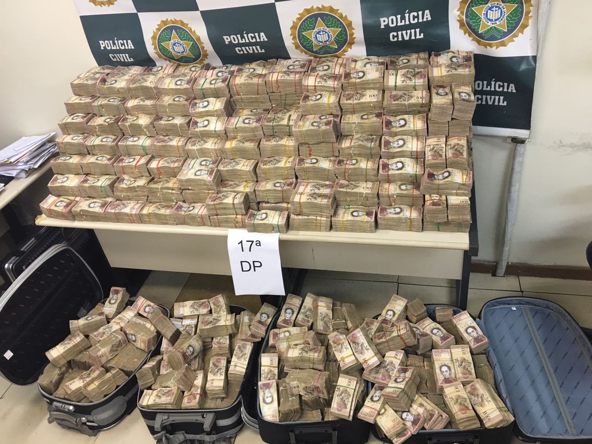 Polícia apreende mais de R 12 milhões em dinheiro venezuelano no Rio