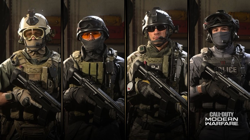 Novas skins de operadores do passe de batalha premium — Foto: Divulgação / Activision
