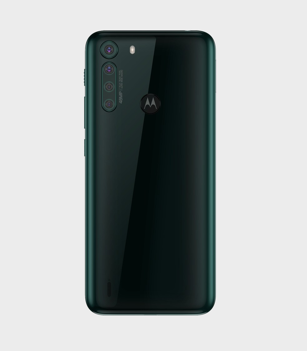 Detalhe das câmeras na traseira do Motorola One Fusion — Foto: Divulgação/Motorola