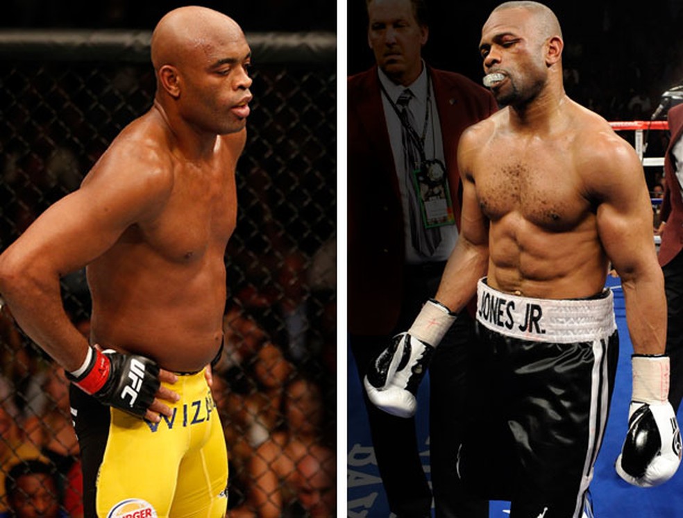 Luta de boxe com Anderson Silva está nos planos de Roy Jones Jr. após duelo contra Mike Tyson — Foto: Getty Images