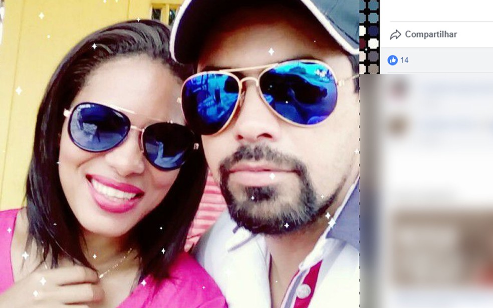 Edilene Coelho dos Santos foi morta pelo marido, Ademilson Nunes, segundo a PolÃ­cia Civil (Foto: Facebook/ReproduÃ§Ã£o)