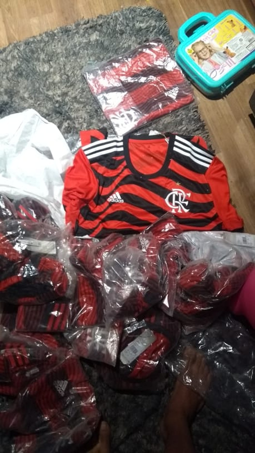 Itens oficiais do Flamengo foram roubados na ltima quarta-feira  Foto: Reproduo