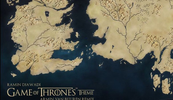 Arte criada para divulgar a versão eletrônica do tema de 'Game of Thrones' (Foto: Reprodução)