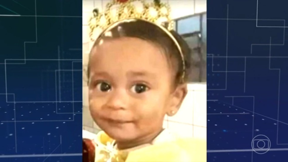 Mirella Dias Franco, de três anos, foi morta no dia 31 de maio; mãe e padrasto foram presos suspeitos de tortura — Foto: Reprodução/RBS TV