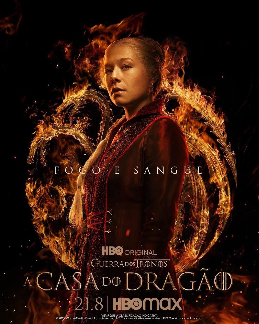 Rhaenyra Targaryen (Emma D Arcy) (Foto: Divulgação / HBO)