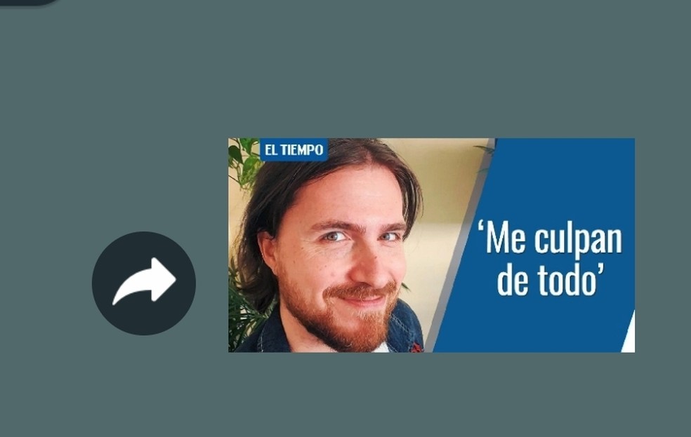 Sticker de Whatsapp com a foto de Gustavo Petró, jornalista brasileiro confundido com Gustavo Petro, presidente eleito da Colômbia. — Foto: Arquivo pessoal