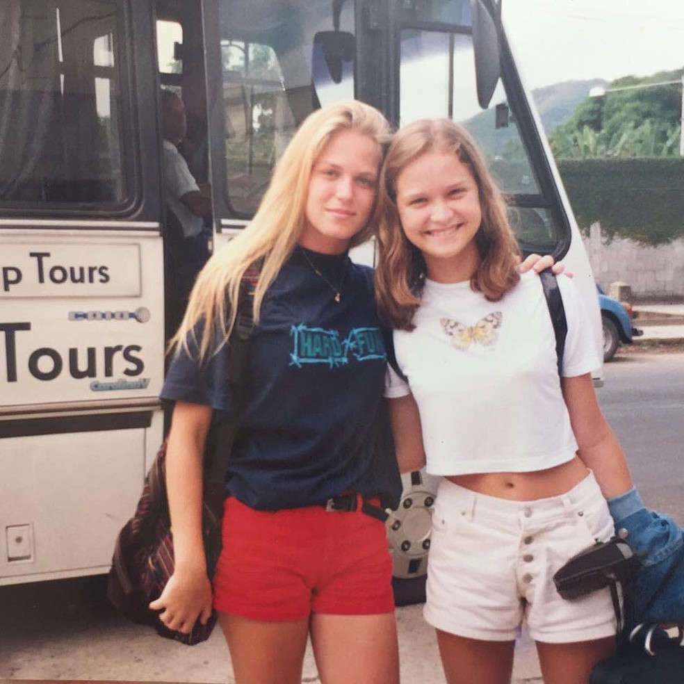 Susana Werner e Fernanda Rodrigues se tornaram melhores amigas após 'Malhação' — Foto: Reprodução/Internet