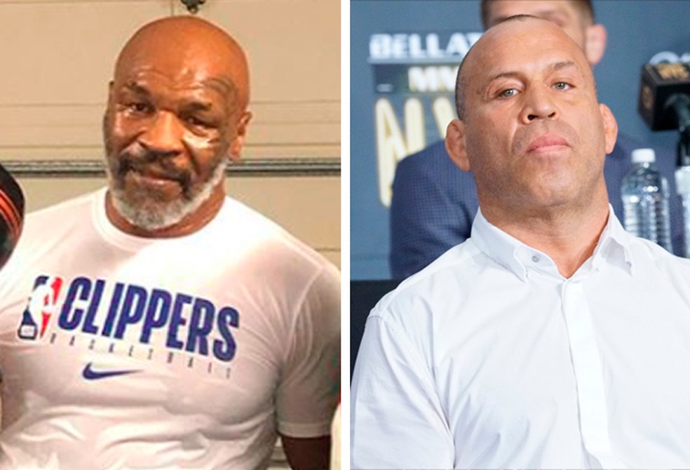  Mike Tyson recusou US$ 18 milhões para enfrentar Wanderlei Silva em uma luta de boxe sem luvas — Foto: Info Esporte