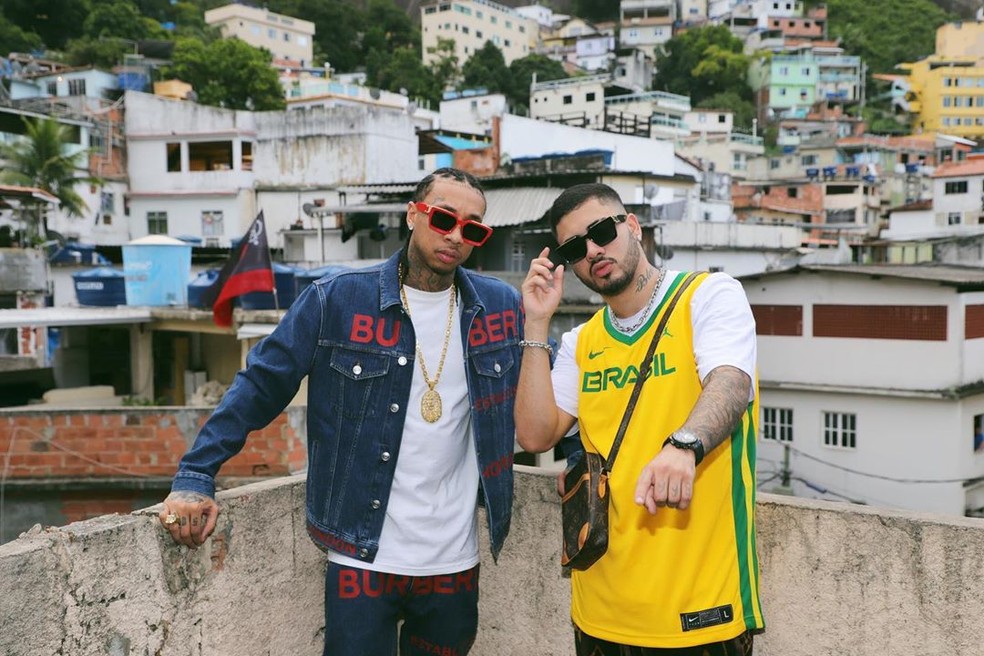 Tyga com Kevinho — Foto: Reprodução/Instagram