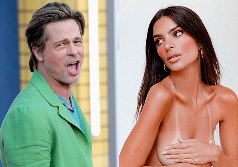 Brad pitt e emily ratajkowski est o se conhecendo melhor diz site