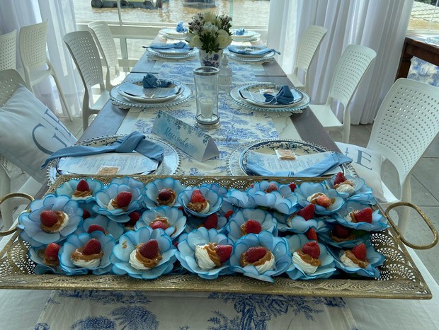 Detalhes da 18ª cerimônia de casamento de Gretchen (Foto: Ed. Globo)