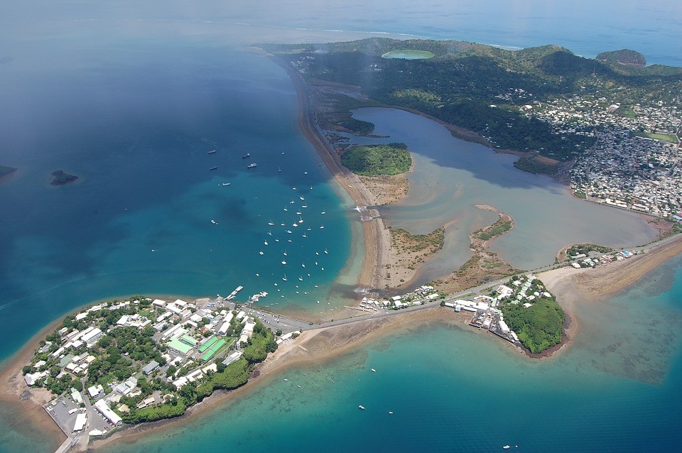 Ilha Mayotte, onde os sinais sÃ­smicos podem ter surgido (Foto: Pixabay/Anymal2/Creative Commons)