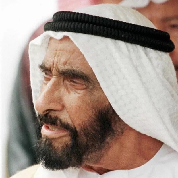 Xeque Zayed bin Sultan al-Nahyan foi o primeiro líder dos Emirados Árabes Unidos (Foto: AFP via BBC)