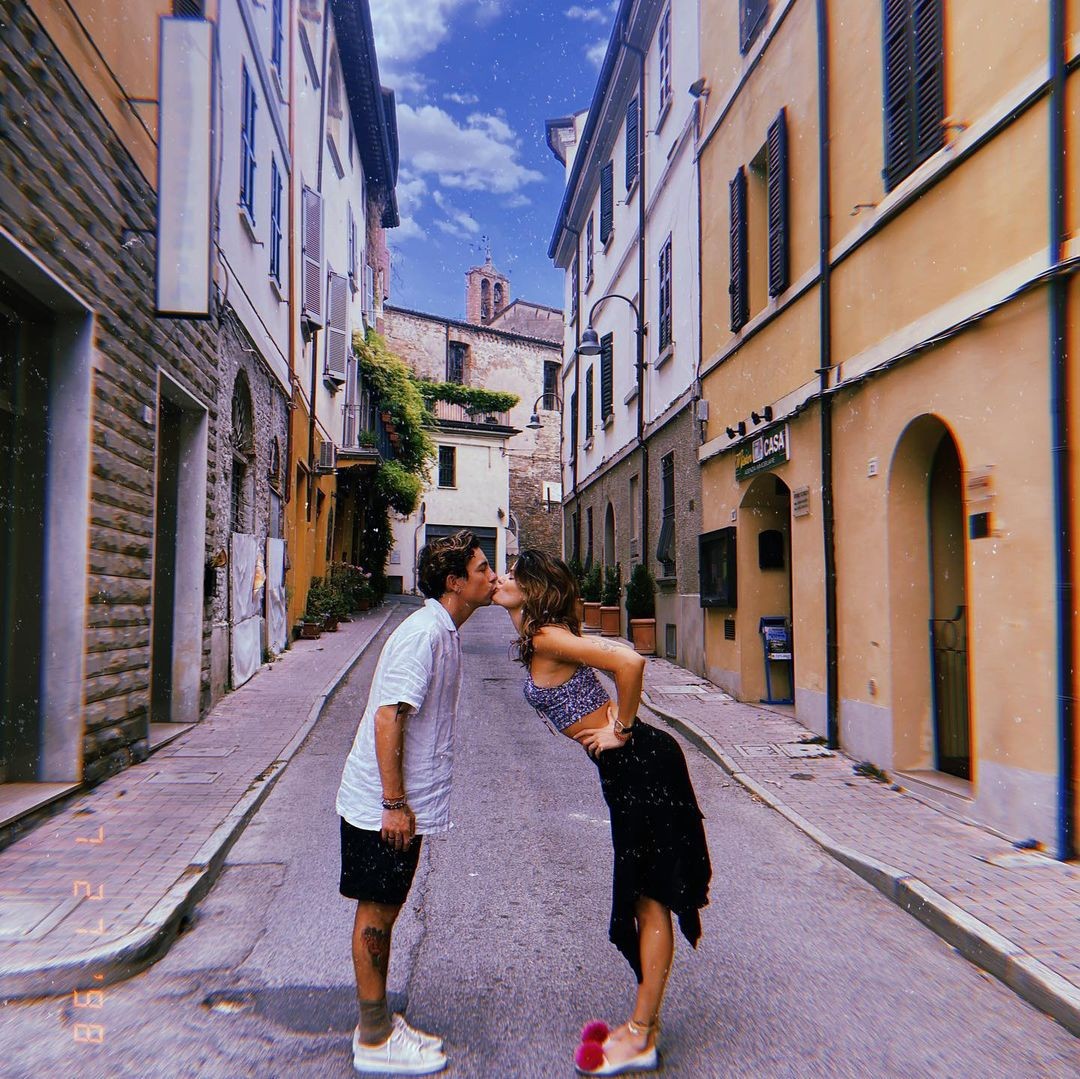 Isabeli Fontana e Di Ferrero na Itália (Foto: Reprodução/Instagram)