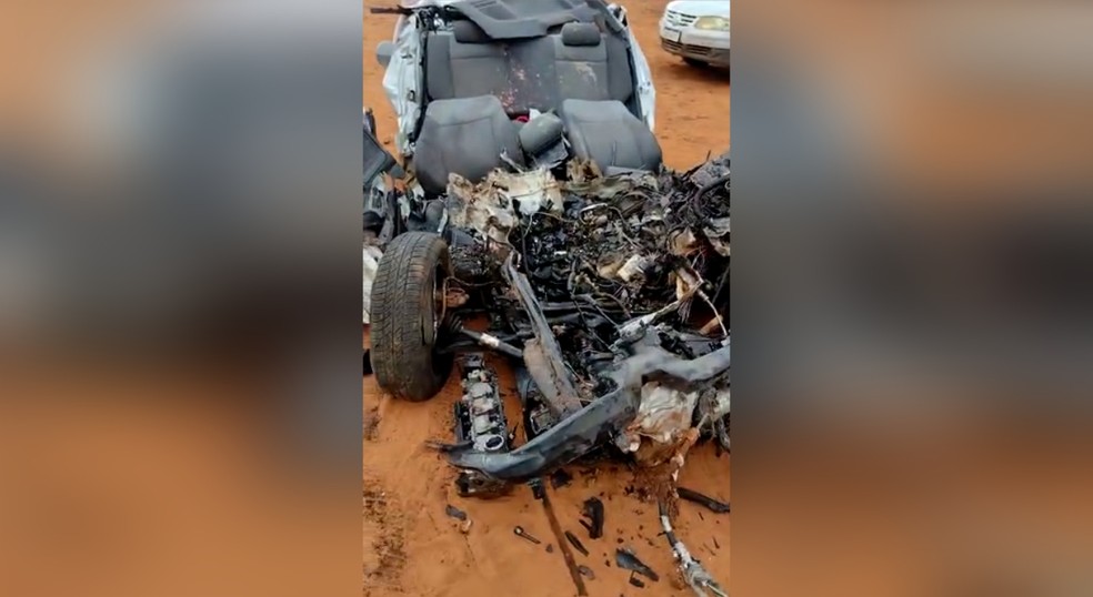 Acidente entre carro e caminhão matou gêmeos em Itaí (SP) — Foto: Redes sociais