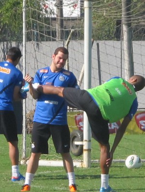 tiago luis santos treino (Foto: Marcelo Hazan / Globoesporte.com)