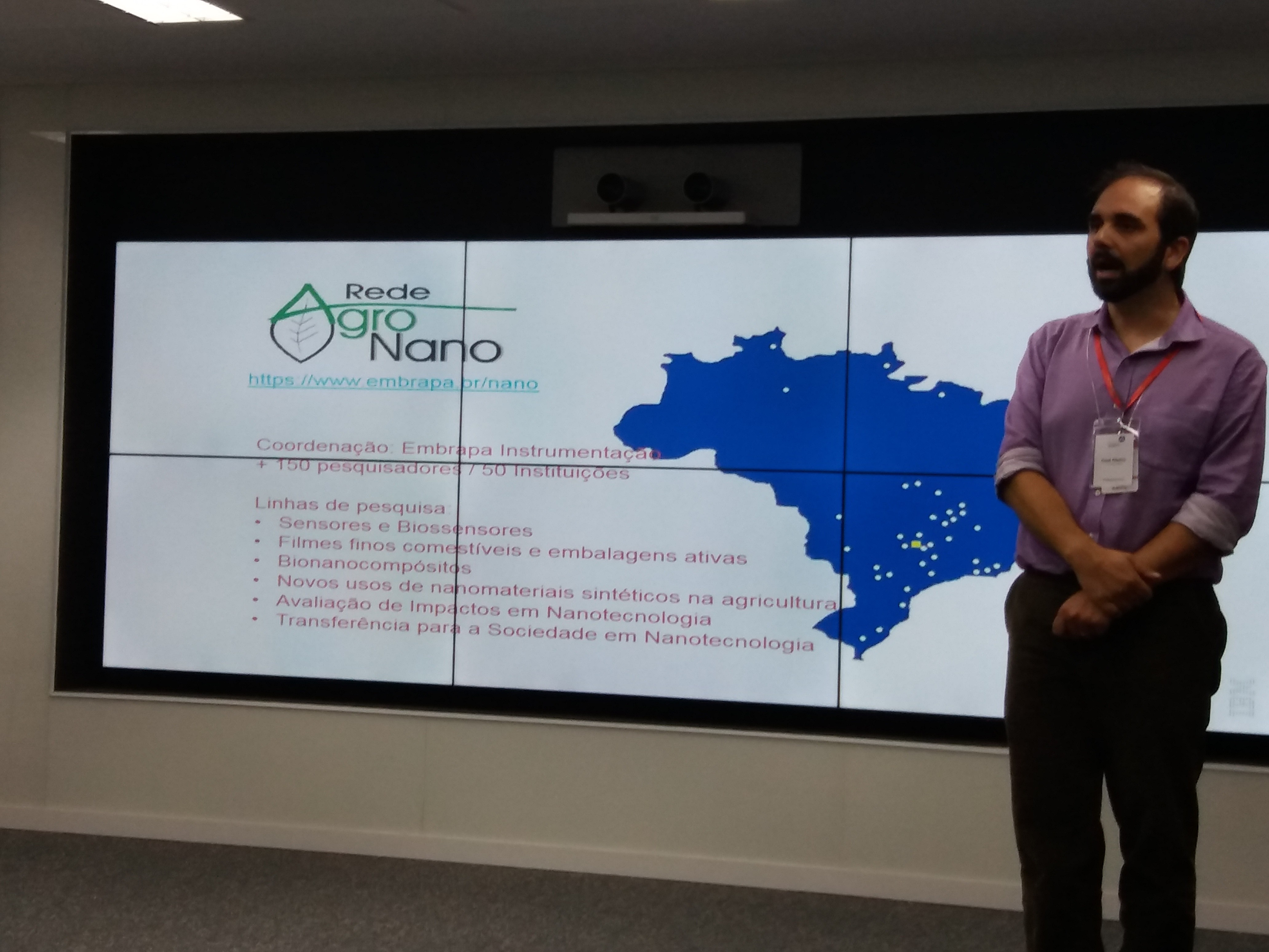 Caue Ribeiro fala sobre a Rede Agronano - Nanotecnologia para Agronegócios