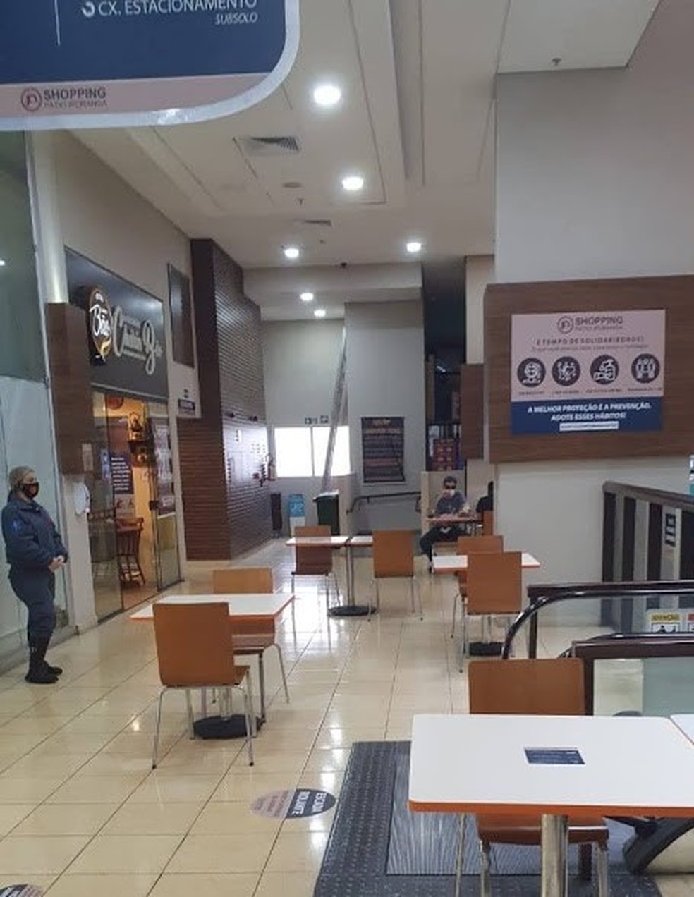 Shopping em Santos &eacute; intimado a adotar medidas contra a Covid-19 &mdash; Foto: Divulga&ccedil;&atilde;o/Prefeitura de Santos