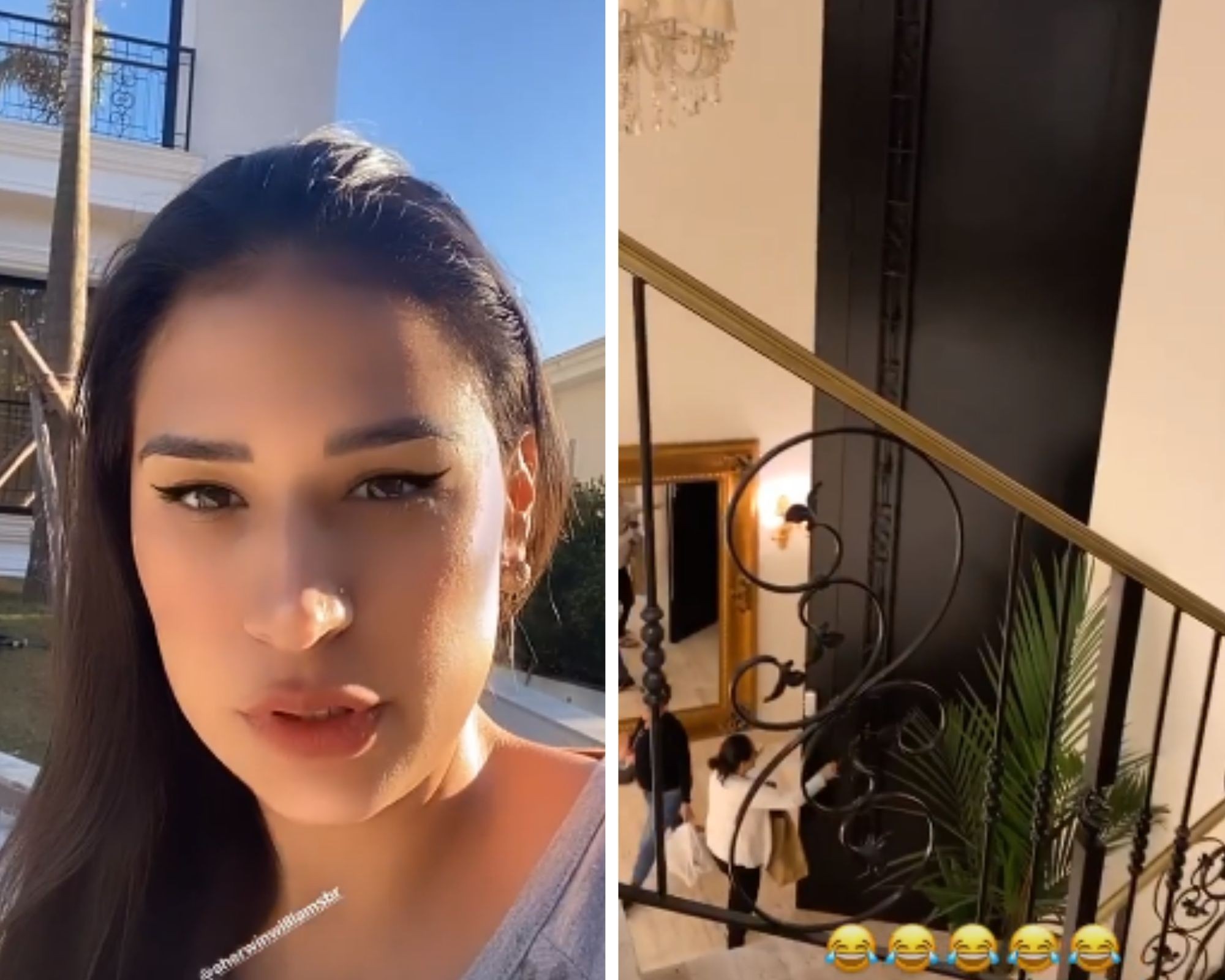 Simone fez vídeo caseiro e porta da mansão chamou atenção (Foto: Reprodução/Instagram)