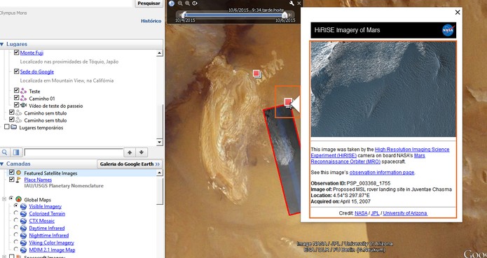Veja imagens ampliadas da superfície de Marte (Foto: Reprodução/Barbara Mannara)