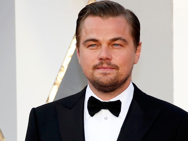 Leonardo DiCaprio, indicado a melhor ator por 'O regresso', no tapete vermelho do Oscar 2016 (Foto: REUTERS/Lucy Nicholson)