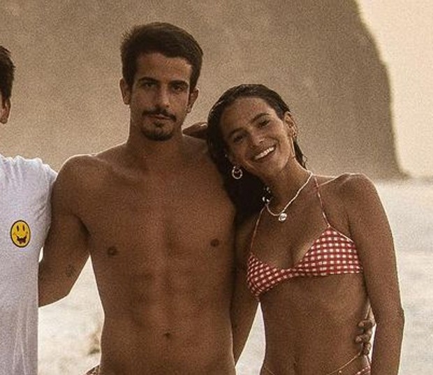 Enzo Celulari e Bruna Marquezine juntos em Fernando de Noronha (Foto: Reprodução/Instagram)