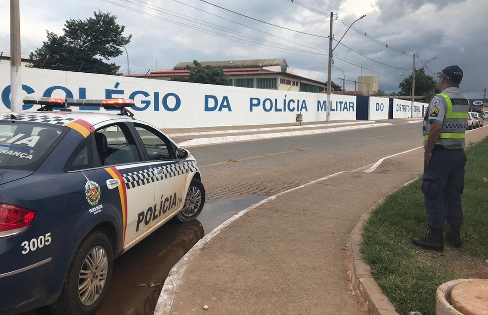 CED 1, na Estrutural, é uma das escolas que faz parte da gestão compartilhada no DF — Foto: Marília Marques/G1