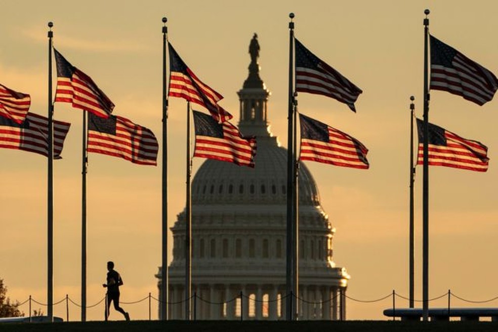 Congreso dos Estados Unidos — Foto: EPA/via BBC