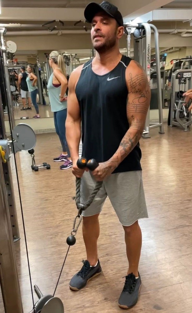  Diogo Nogueira perdeu 8kg treinando (Foto: Arquivo pessoal)