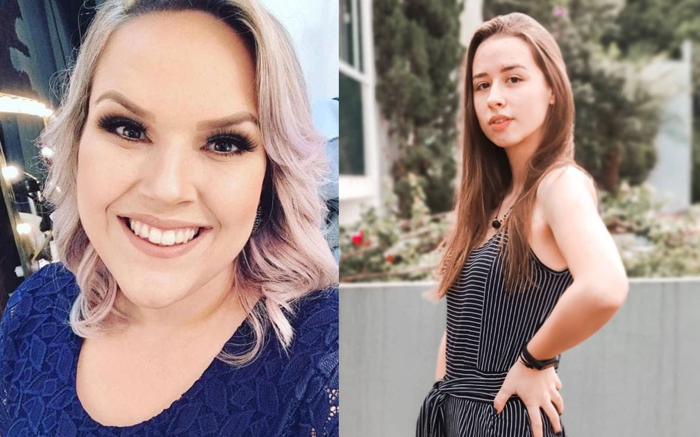 Keli Adriane Aniecevski e Mirla Renner morreram uma escola infantil de Saudades (SC), após um ataque à faca nesta terça-feira (4) — Foto: Reprodução/Redes Sociais