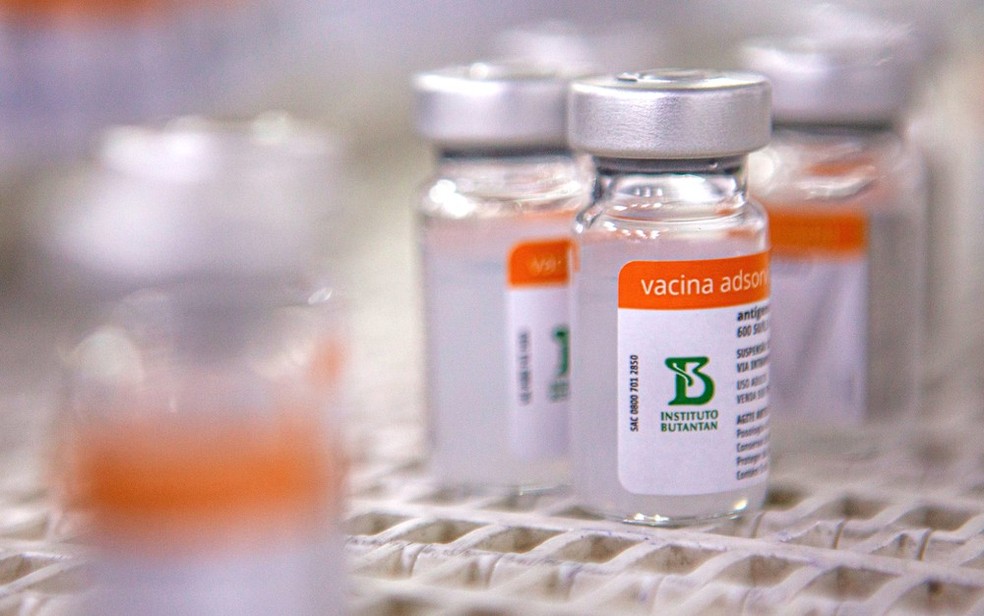 Estoque de CoronaVac acaba em Fortaleza e vacinação da segunda dose de grupos prioritários que usaram o imunizante será interrompida nesta sexta-feira (30).  — Foto: Instituto Butantan/Divulgação
