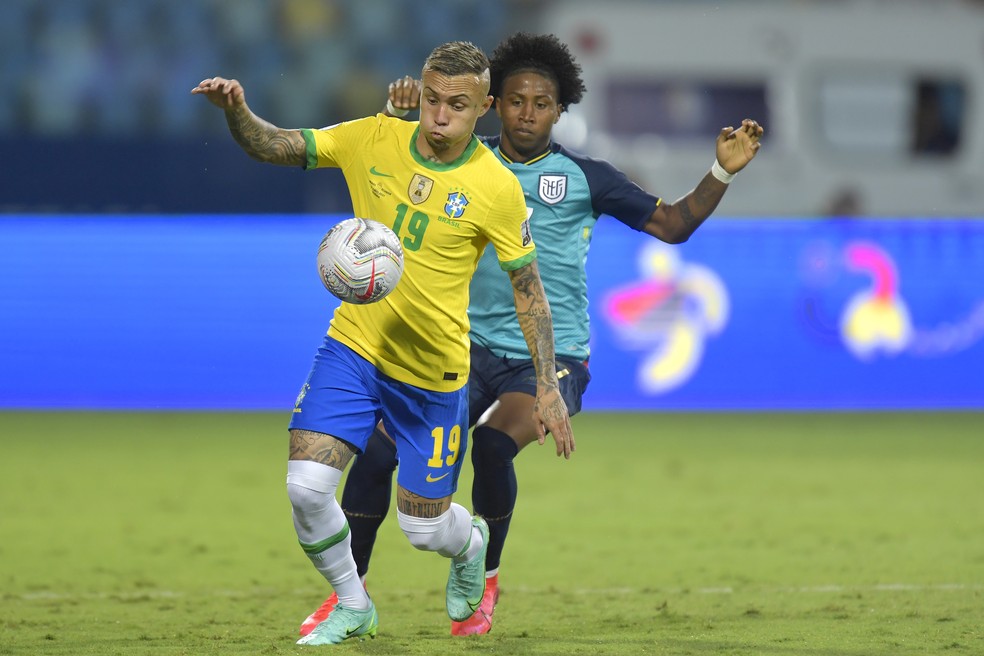 Everton Cebolinha - Brasil x Equador - Copa América — Foto: Pedro Vilela/Getty Images