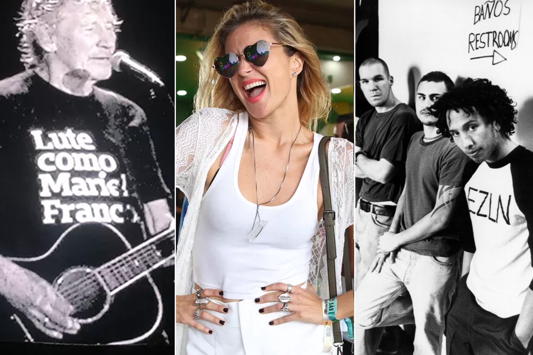 Ellen Jabour critica tom político em shows do Rage Against the Machine e Roger Waters 
