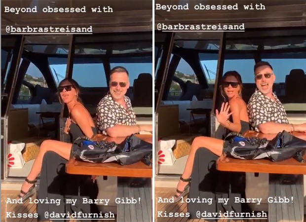 Victoria Beckham e David Furnish (Foto: Reprodução / Instagram)