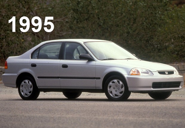 Sexta geração do Honda Civic, de 1995 (Foto: Divulgação)