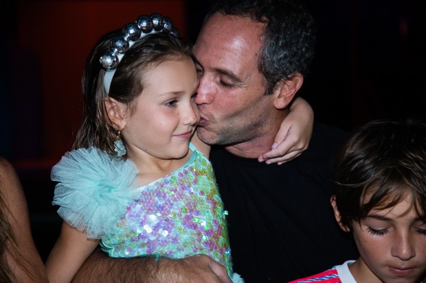 Caio Ribeiro e a filha, Valentina (Foto: Patricia Devoraes/Brazil News)