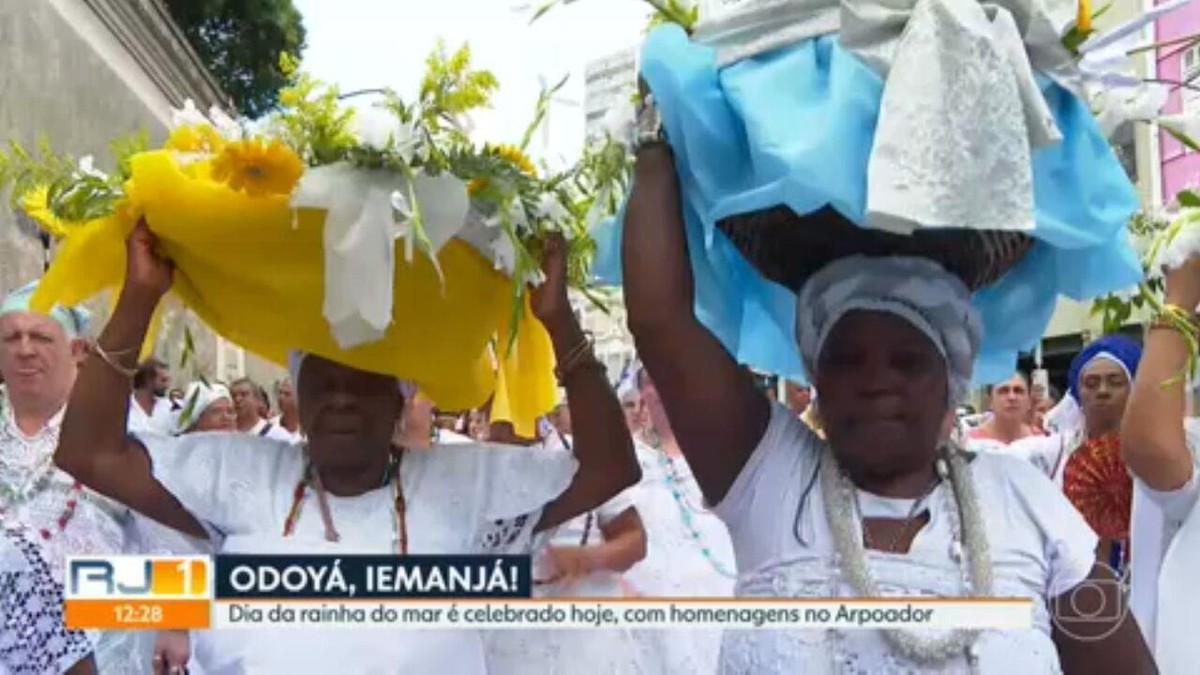 Dia de Iemanjá é celebrado em todo o RJ; organizadores pedem que devotos  levem objetos biodegradáveis | Rio de Janeiro | G1