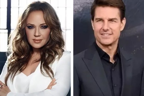 Os atores Leah Remini e Tom Cruise (Foto: Divulgação ; Getty Images)