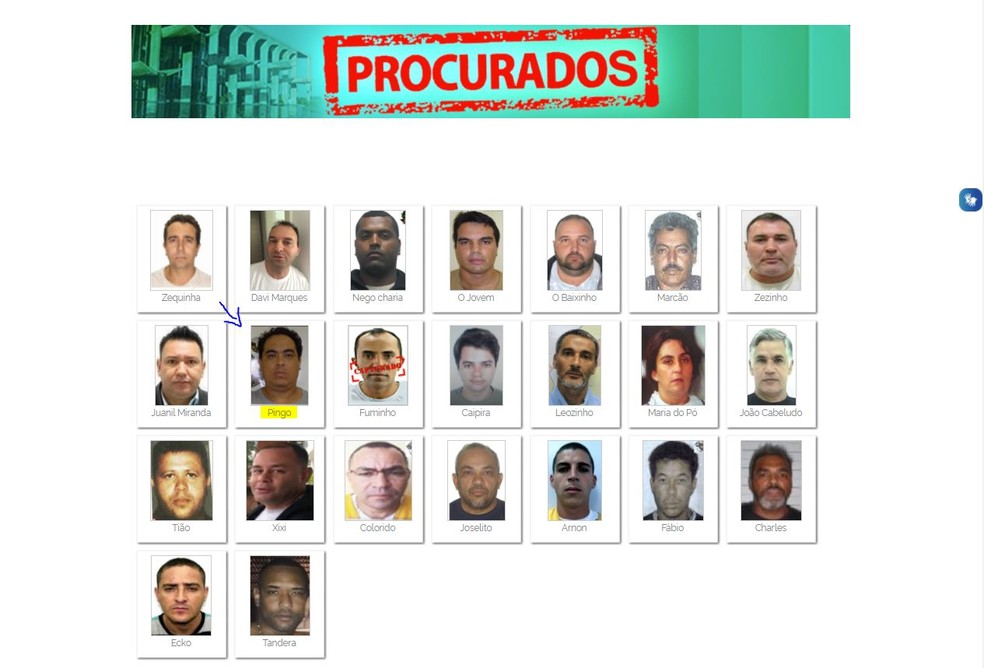 Fábio Costa estava na lista dos criminosos mais procurados do país do Ministério da Justiça e Segurança Pública — Foto: Reprodução/G1