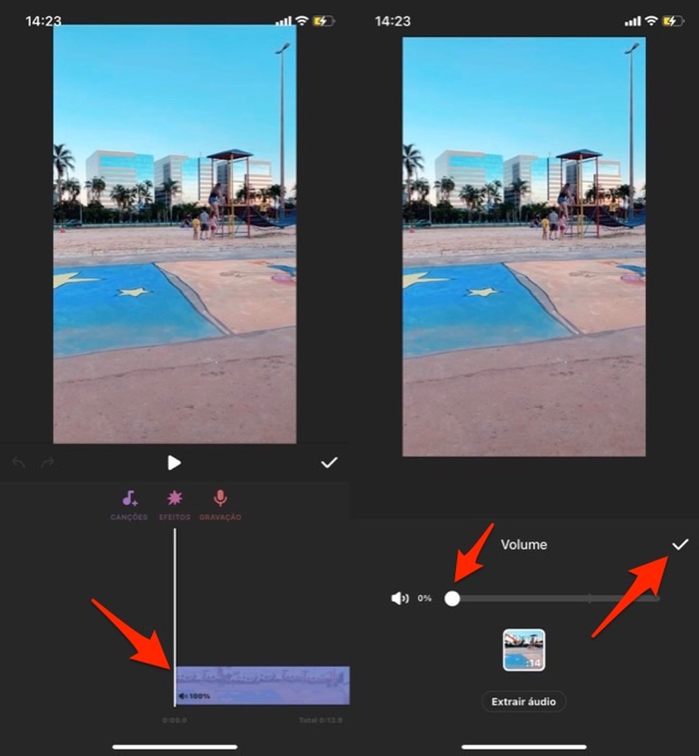 como tirar o audio de video com o inshot edicao e criacao techtudo