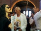Lu Alckmin chega à Basílica após peregrinação por Rota da Luz