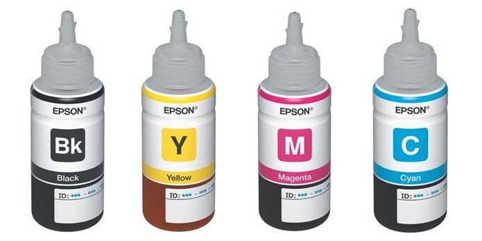 Refis de tinta Epson 664, o usado na L355 (Foto: Divulgação)