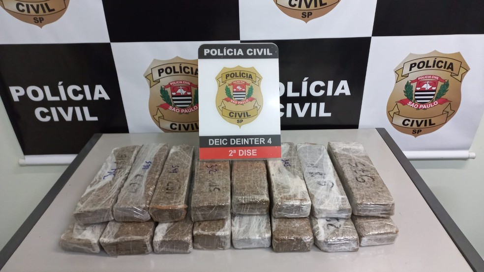 Polícia Civil prende líder e comparsa de organização criminosa voltada para prática de tráfico de drogas em Bauru  — Foto: Polícia Civil /Divulgação